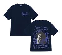 BLAENU Daniel Singer CAE-SAR Tshrit 2D Printed Short Sleeve Shirt Men Women Crew Neck Summer Top Streetwear XXS-4XL-Navy Blue||x_l