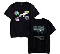 BLAENU DPR IAN Cartoon T-Shirt Men Women Casual Hip Hop Cotton Summer Tops Teen XXS-4XL-Black||x_s