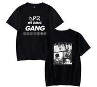 BLAENU DPR IAN T-Shrit 2D Print Fashion Summer Top Short Sleeve Shirt Streetwear for Men Women XXS-4XL-Black||xx_l