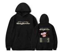 BLAENU Hoodie Sofia Singer Camara The Healing Hearts Tour Sweatshirt Casual Oversized Long Sleeve Pullover Hoodie Streetwear For Men Women XXS-4XL-Black||l