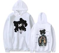 BLAENU NF Hope Hoodie Rapper Hip Hop Long Sleeve Sweatshirt Men Women Fashion Autumn Casual Pullover Streetwear XXS-4XL-White||m