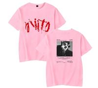BLAENU T-Shirt DPR IAN Cartoon Print Fashion Casual Short Sleeve Men Women Summer Top Streetwear XXS-4XL-Pink||x_s