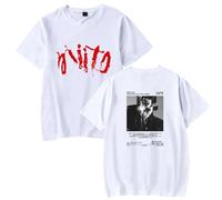BLAENU T-Shirt DPR IAN Cartoon Print Fashion Casual Short Sleeve Men Women Summer Top Streetwear XXS-4XL-White||4X_l