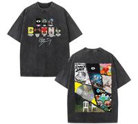 BLAENU Tshirt Bad Rapper Bunny Album Print Short Sleeve Women Men Vintage Hip Hop Crew Neck T-Shirt Summer Casual Top XXS-4XL-Style 8||x_l