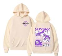 BLAENU Unisex K-Pop D-Demon H-Hunters Merch Sweatshirt Men Women Unisex Winter Long Sleeve Pullover Hoodie Fashion Streetwear XXS-4XL-Khaki||xx_l