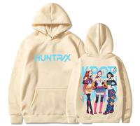 BLAENU Unisex K-Pop De-mon H-Hunters Hoodie Retro Harajuku Hooded Sweatshirt Hip Hop Streetwear Men Women Long Sleeve Sweater Hoodie XXS-4XL-Khaki||s