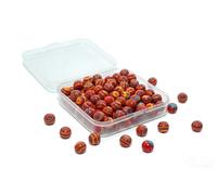 BLAESIFF 8mm Natural Stone Beads for Jewelry Making, 100pcs Loose Round Gemstone Beads for Bracelets Jewelry Necklace Earrings Making, DIY Craft Beads (Malachite)