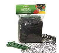 Blagdon 1022415 Clearview Pond Cover Netting, Strong Double Weave, Black, Fine, with 10 Fixing Pegs, Net Size 6m x 5m (20’ x 16’ 6”), Protects Pond