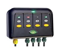 Blagdon Electrical Switch Box 1040228 Powersafe – Weatherproof, 4-Outlet, Black