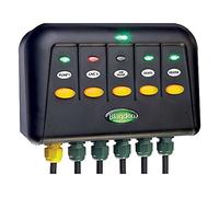Blagdon Weatherproof Electrical Switch Box Powersafe 1040235, Garden & Pond Safe, 5 Outlet, Black