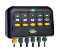Blagdon 1040235 Powersafe Garden & Pond Safe Weatherproof Electrical Switch Box, 5 Outlet, Black