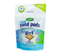 Blagdon Clean Pond Pods, Clears Blanket Weed, Reduces Filter Cleaning, Feeds Aquatic Plants, Eats Pond Sludge, Removes Chlorine, Makes Tap Water Safe, Pet & Wildlife Safe (pack of 6 pods)