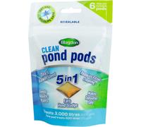 Blagdon Clean Pond Pods, Clears Blanket Weed, Reduces Filter Pond Sludge Removes Chlorine Makes Tap Water Safe Pet & Wildlife Safe pack of 6 pods