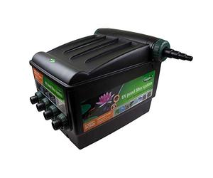 Blagdon Midipond Box Filter System with Built In UV Clarifier, Venturi to Oxygenate, Ceramic Bio Media, Polymer Wool Pad, Carbon Foam, Hinged Lid for Easy Maintenance, 20,000 for Large Ponds