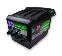 Blagdon Midipond Box Filter System with Built In UV Clarifier, Venturi to Oxygenate, Ceramic Bio Media, Polymer Wool Pad, Carbon Foam, Hinged Lid for Easy Maintenance, 28,000 for Extra Large Ponds