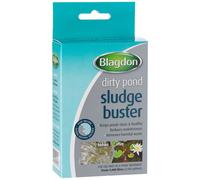 Blagdon Pond Sludge Buster, Digests Harmful Organic Waste, Introduces Good Bacteria, Keeps Pond Clean, 4 x 9g Sachets, Each Sachet Treats 2,273 Litres