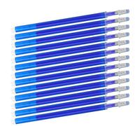 Blaihild 100pcs Heat Erasable Pen Refill Set for Fabric Sewing Quilting Dressmaking Includes White Color (Blue)