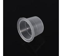 Blaihild 100Pcs Ink Caps, Plastic Reusable Wide Base Cups for Pigment, with 2 Sizes M L for Professional or Home Use (L)