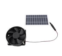 Blaihild 10W Solar Panel Fan Kit Portable Solar Powered Fan No Batteries Required 0.3lbs Lightweight Quiet Operation for Outdoor Hiking Camping Picnic Tent