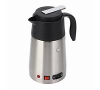 Blaihild 1200ml Car Kettle, 304 Stainless Steel Water Heater Bottle with Auto Power Off and Heat Insulation Handle, for Travel Truck Self Driving Tour (24V)