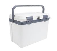 Blaihild 15L Portable Cooler Box Ultralight PU Foam Insulation with One Hand Handle, No More Heavy Ice Chest Lug or Short-Lived Meltwater, Servable Freezer for Picnic Beach Camping BBQ