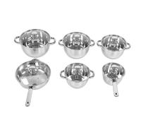 Blaihild 15Pcs Stainless Steel Cookware Set Pots and Pans with Glass Lids Induction Compatible, Scald Proof Handles Dishwasher Safe Easy, for Kitchen Cooking Frying Boiling Stewing