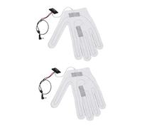 Blaihild 2 PCS Electric Heating Sheet, Composite Heating Wire, 3 Adjustable Gears, DC Electric Heater Pads for Gloves Film Replacement