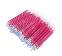 Blaihild 200pcs Red Heat Erasable Pens Set Fabric Marker for Quilting Sewing Dressmaking High Temperature Fade Pen