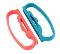 Blaihild 2pcs Boxing Hand Grip, Ergonomic Design with Wrist Straps for OLED Controller, Enhance Gaming Experience for Fitness Boxing Games (Red+Blue)