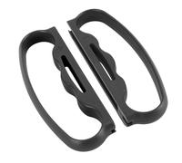 Blaihild 2pcs Boxing Hand Grip, Ergonomic Design with Wrist Straps for OLED Controller, Enhance Gaming Experience for Fitness Boxing Games (Black+Black)