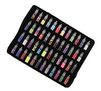 Blaihild 48 Bottles Flash Sequin Powder, Multi-Functional DIY Jewelry Making Accessory with Different Shapes and Colors, for Silicone Mold Decoration and Craft Making