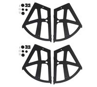 Blaihild 4Pcs Shoe Cabinet Shelf, Plastic Shoes Drawer Cabinet Hinge, Increase Storage Capacity for Shoe Rack, 10.2x7.9in Design for Home Use