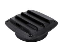 Blaihild 5 Inch Marine Grade Boat Louvered Vent Cover, Black