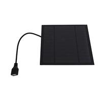 Blaihild 5W Monocrystalline Solar Fan, USB Power Bank Ready
