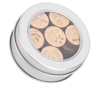 Blaihild 6PCS Magnetic Thread Bobbins for Embroidery Beech Wood Magnet, Reusable Secure Closure Anti Tangled for Sewing Yarn Crochet, Portable Neat Storage for Crafters DIY Projects