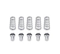 Blaihild 6Pcs Stainless Steel Poppet Valve, Universal Replacement for Ball and Pin Lock Keg Posts, Resistant and Easy to Install