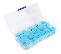 Blaihild AC Refrigerant Dust Caps R134A, 30 Units Blue 15/19mm