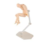Blaihild Action Figure Body, Customizable Poses Movable Drawing Mannequin with Holder, for Desktop Decoration Painting Photography Props Gifts Collections (Man)