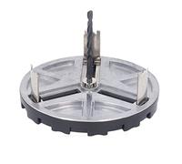 Blaihild Adjustable Punching Saw, Circular Hole Opener Tool with Triple Tooth Blades for Wood Plastic Plumbing, Diameter 45-130mm Cutting Depth 30mm