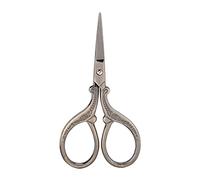 Blaihild Antique Sewing Scissors, Stainless Steel Embroidery Scissors with TPR Handle, for Cross Stitch DIY Paper Cutting Art Craft (Bronze)