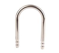Blaihild Aquarium U Shape Tube Stainless Steel Fish Tank U Pipe CO2 Diffuser with 4mm/0.2in Inner Diameter for Air Hose Connection