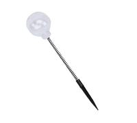 Blaihild Automatic Chicken Feeder Interactive Pecking Toy for Chickens and Ducks Slow Release Swinging Treat Ball with Spring and Ground Stake Durable Metal and Plastic Outdoor Enrichment