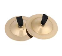 Blaihild Belly Dance Finger Cymbals Polished Brass Zils with Elastic Straps for Dancers - Professional Stage Performance, Comfortable Handling and Beautiful Sound