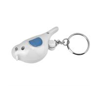 Blaihild Bird Key Finder, Intelligent Voice Control LED Keychain with ON OFF Switch, for Finding Keys and Small Items (White)