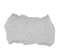 Blaihild Birdcage Mesh Cover Nylon Net 14.2in Height 25.6-51.1in Perimeter Seed Catcher for Floor Mess Prevention, Star Moon Sequin Decor for Indoor Cage, Easy Assembly for Bird Owners (White)