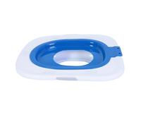 Blaihild Cat Toilet Training Kit, Durable ABS Cat Toilet Trainer for Easy Home Potty Training, 14.57x15.75in Suitable for Cats (Blue)