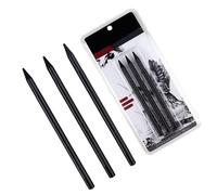 Blaihild Charcoal Pencils Set 3 Pieces Fine Charcoal Particles Smooth Precise Drawing Easy Sharpen Seamless Blending for Designers Illustrators Students Artists
