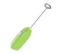 Blaihild Cordless Electric Hand Mixer Battery Powered 2 AA Operation, Portable Mini Drink Stirrer for Coffee Milk Wine, Compact One-Button Frother Wand, for Home Kitchen Cafe Hotel Use (Green)