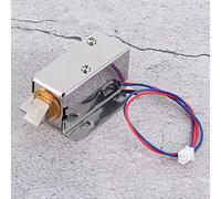 Blaihild DC 12V Electromagnetic Lock, Iron Material Rust Proof for Cabinet Drawer Box, with Unlock Low Power Consumption