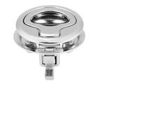 Blaihild Flush Pull Latch 1.5 Inch Marine Slam Latch Mirror Polished Zinc Alloy for Boat Hatches RV Cabinets, Replaces Worn Marine Door Hardware, Fits 1-10mm Panel Thickness, Saltwater
